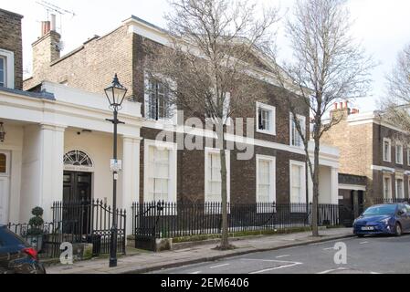 Greco Revival architettura Lloyd Baker Estate Lloyd House 11 Lloyd Via Foto Stock