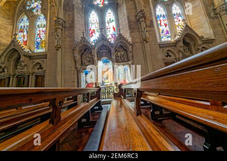 Cobh, Irlanda. 13 maggio 2016. La Cattedrale di San Colman è una cattedrale cattolica romana di Cobh, nella contea di Cork, Irlanda. Foto Stock