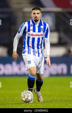 HEERENVEEN, PAESI BASSI - FEBBRAIO 17: Ibrahim Dresevic di sc Heerenveen durante la partita della Toto KNVB Cup tra SC Heerenveen e Feyenoord ad Abe Len Foto Stock