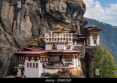 Taktsang Lhakhang, Paro, Bhutan Foto Stock