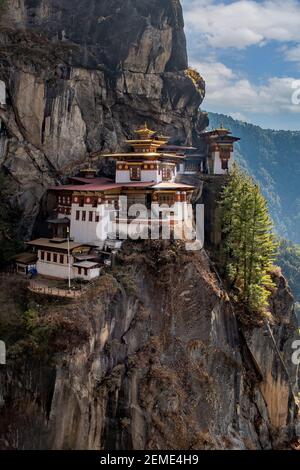 Taktsang Lhakhang, Paro, Bhutan Foto Stock