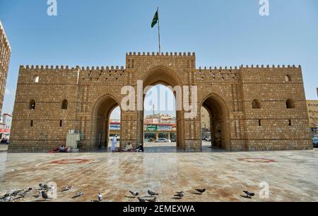 Al-Balad è l'area storica di Jeddah Foto Stock