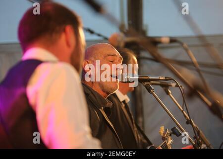 Burns an a that festival maggio 2017, Ayr, Ayrshire, Scozia, Regno Unito, Il gruppo pop scozzese Marmalade si esibir in un marchese Foto Stock