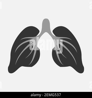 Icona degli organi interni umani. Illustrazione Vettoriale