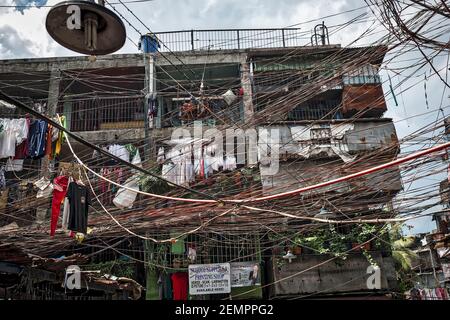 Tondo, distretto, Manila, Filippine, vita quotidiana Foto Stock