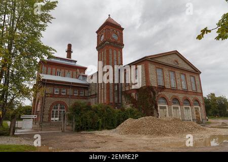 Ex centrale industriale a Ellamaa, Estonia. Oggi è un museo. Foto Stock