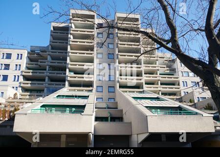 42 Feurig Street, tenuta sociale Schöneberger Terrassen Foto Stock