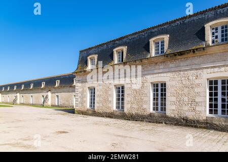 Rochefort, corderie Royale, fabbrica di costruzione di funi Foto Stock