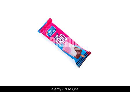 Dandy Trio Ice Cream Stick su sfondo isolato Foto Stock