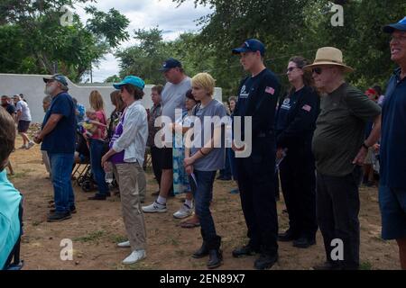 memorial per la montagna di granito hotshots 19 vigili del fuoco che sono morti nella lotta contro un incendio di foresta a yarnell hill arizona stati uniti d america foto stock alamy