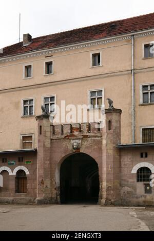 Polonia, Jawor, castello, basso voivodato Slesiano. Foto Stock