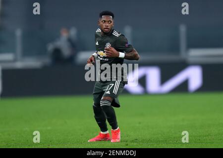 Torino, Italia. 18 febbraio 2021. Fred del Manchester United FC durante la partita UEFA Europa League tra Real Sociedad de Futbol e Manchester United FC . Foto Stock