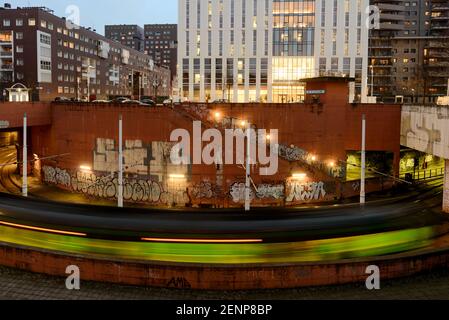 Milano, quartiere Bicocca Foto Stock