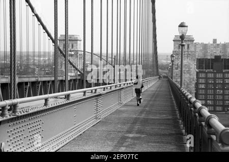 Benjamin Franklin Bridge, Philadelphia, Stati Uniti, 1976 Foto Stock