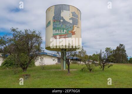 Uno dei famosi Big Things australiani, l'ora faticosi Big Cheese nel nuovo Galles del Sud, cittadina costiera meridionale di Bodalla. Foto Stock