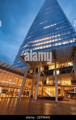 London Bridge Station e The Shard. Foto Stock