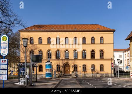 L'edificio regionale supremo della giustizia a celle si trova nella città vecchia e sta lavorando in un edificio storico. Foto Stock