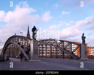 Brooks Bridge ad Amburgo, Germania Foto Stock