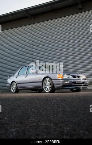 1988 Ford Sierra Saphire Cosworth, vettura ad alte prestazioni anni '80 Foto Stock