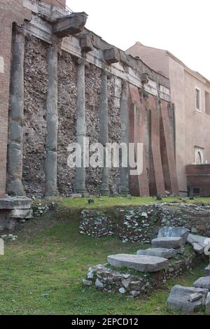 San Nicola a Carcere (San Nicola in carcere) Foto Stock