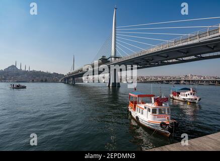 Corno d'Oro a Istanbul, Turchia Foto Stock