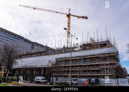Weston Homes sviluppo di proprietà in Victoria Avenue, Southend on Sea, Essex, Regno Unito. Progetto Victoria Central, riqualificazione degli alloggi. Case Foto Stock