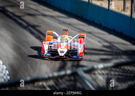 Riyadh, Arabia Saudita. 27 Feb 2021. 29 Sims Alexander (gbr), Mahindra Racing, Mahinda M7Electro, azione durante l'ePrix 2021 di Diriyah, 2° round del Campionato del mondo di Formula e 2020–21, sul circuito di Riyadh Street dal 25 al 27 febbraio, a Riyadh, Arabia Saudita - Foto Grégory Lenenmand / DPPI Credit: DPPI Media/Alamy Live News Foto Stock