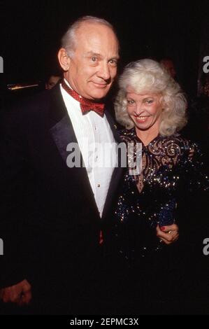 EVERLY HILLS, CA - NOVEMBRE 13: Astonaut Buzz Aldrin al 'Hoby A. Schweizter Awards' il 13 Novembre 1991 al Beverly Hilton Hotel di Beverly Hills, California. Credito: Ralph Dominguez/MediaPunch Foto Stock