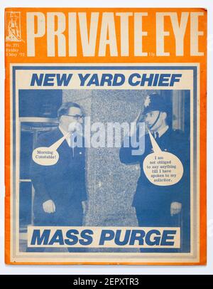 Numero anni '70 di Private Eye Magazine Foto Stock