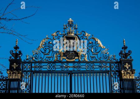 Jubie Gate 6 maggio 1935 ingresso ai giardini di Queem Mary Regents Park Londra Inghilterra Foto Stock