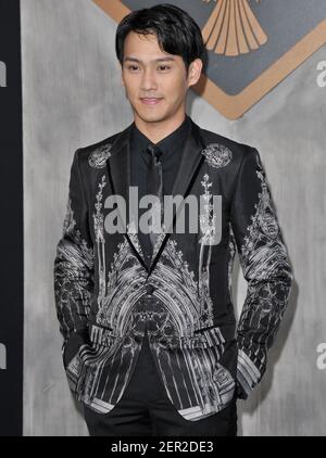 Wesley Wong arrives at the global premiere of Pacific Rim Uprising at the  TCL Chinese Theatre on Wednesday, March 21, 2018, in Los Angeles. (Photo by  Jordan Strauss/Invision/AP Stock Photo - Alamy