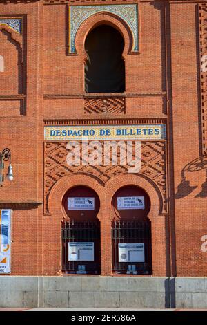 Plaza de Toros de las Ventas, Madrid, Spagna Foto Stock