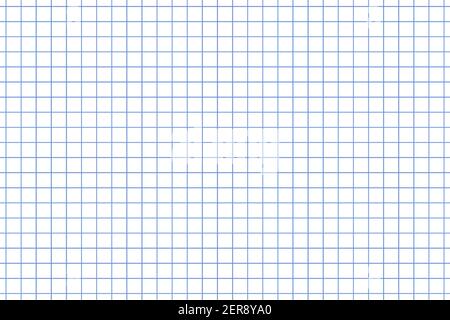Carta griglia. Sfondo quadrato astratto con grafico a colori. Vuoto allineato su sfondo trasparente. Modello geometrico bianco per la scuola, copybook Illustrazione Vettoriale