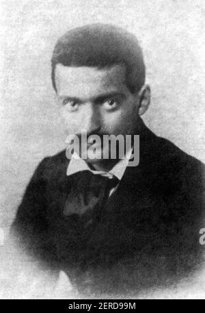 1861 , FRANCIA : il celebre pittore impressionista francese PAUL CEZANNE ( 1839 - 1906 ). Ritratto di un fotografo sconosciuto . - IMPRESSIONISMO - IMPRESSIONISTA - IMPRESSIONISMO - ART - ARTE - PITTURA - pittura - PITTORE - artista - artista - ritratto - ritratto - baffi - baffi --- ARCHIVIO GBB Foto Stock