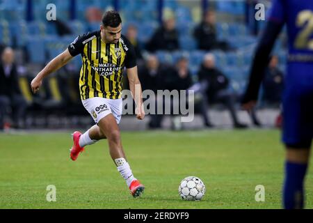 ARNHEM, PAESI BASSI - FEBBRAIO 27: Oussama Tannane di Vitesse durante la partita olandese di Eredivisie tra Vitesse e VVV a Gelredome il 27 febbraio 2 Foto Stock