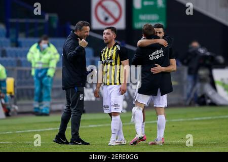 ARNHEM, PAESI BASSI - FEBBRAIO 27: Maximilian Wittek di Vitesse durante la partita olandese di Eredivisie tra Vitesse e VVV a Gelredome il 27 febbraio; Foto Stock