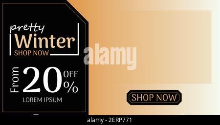 Cosmetic trucco negozio di vendita banner in pelle nera tono per la promozione commerciale nella stagione delle feste come la vendita di primavera, la vendita estiva, il Black Friday, Illustrazione Vettoriale