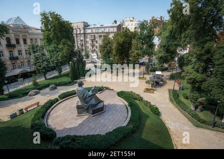 Golden Gate Park e Yaroslav il monumento saggio - Kiev, Ucraina Foto Stock