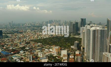 Makati City è uno dei più sviluppati distretto commerciale di Metro Manila e l intero Filippine. Travel Vacation concept Foto Stock