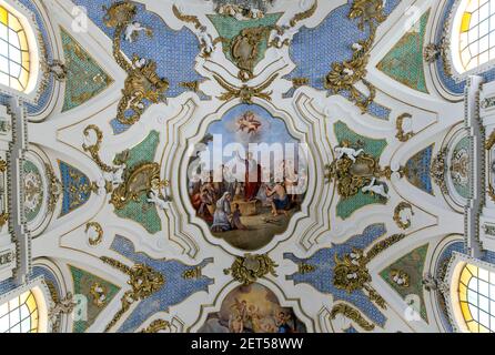 San Bartolomeo è una chiesa cattolica in stile tardo barocco nella città di Scicli, Foto Stock