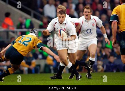 Rugby - Inghilterra / Australia - Novembre 2002 Foto Stock