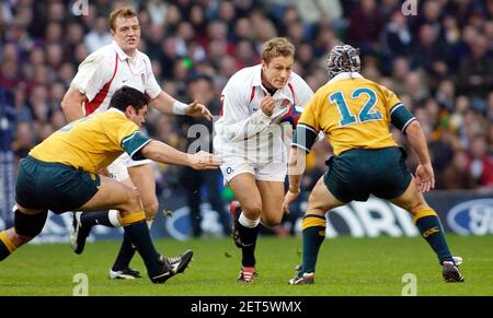 Rugby - Inghilterra / Australia - Novembre 2002 Foto Stock