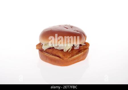 Burger King Big Fish Sandwich Foto Stock