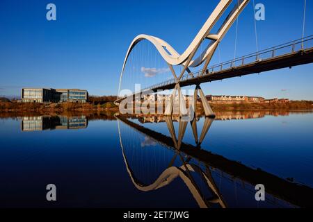 Ponte di Infinity, Stockton on Tees Foto Stock