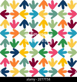 Motivo decorativo geometrico senza cuciture. Illustrazione Vettoriale