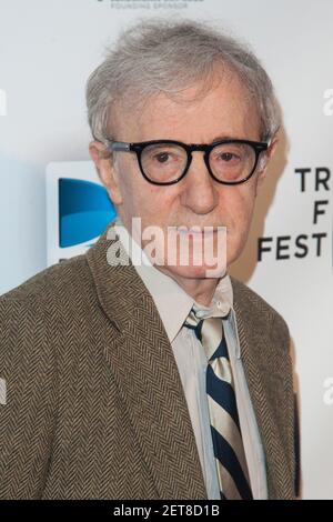 Il regista Woody Allen partecipa all'ottava edizione del Tribeca Film Festival "Anywhere Works" al Ziegfeld il 22 aprile 2009 a New York City. Foto Stock