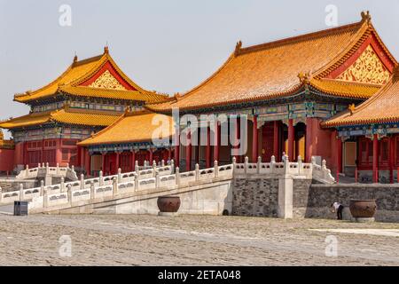 Pechino, Cina. 2 Giugno 2017. La Città Proibita di Pechino, in Cina, è stata dichiarata Patrimonio dell'Umanità nel 1987 ed è elencata dall'UNESCO Foto Stock