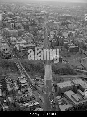 CORRIDOIO DI PENNSYLVANIA AVENUE DALLA 30TH STREET A GEORGETOWN. Foto Stock