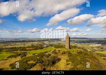 Scrabo Tower vicino a Newtownards in Irlanda del Nord Foto Stock