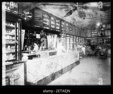 Pigles Drug Store, Interior, Thompson, 15 e G, (Washington, D.C.) Foto Stock